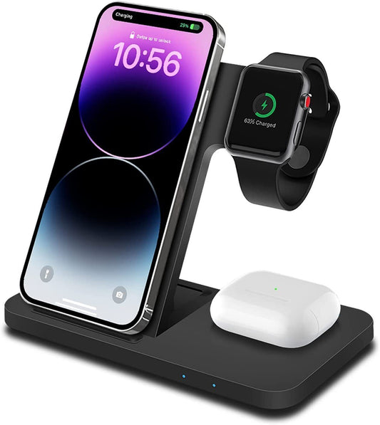 3-in-1 Wireless Charging Dock for Apple Watch and iPhone 16/15/14/13